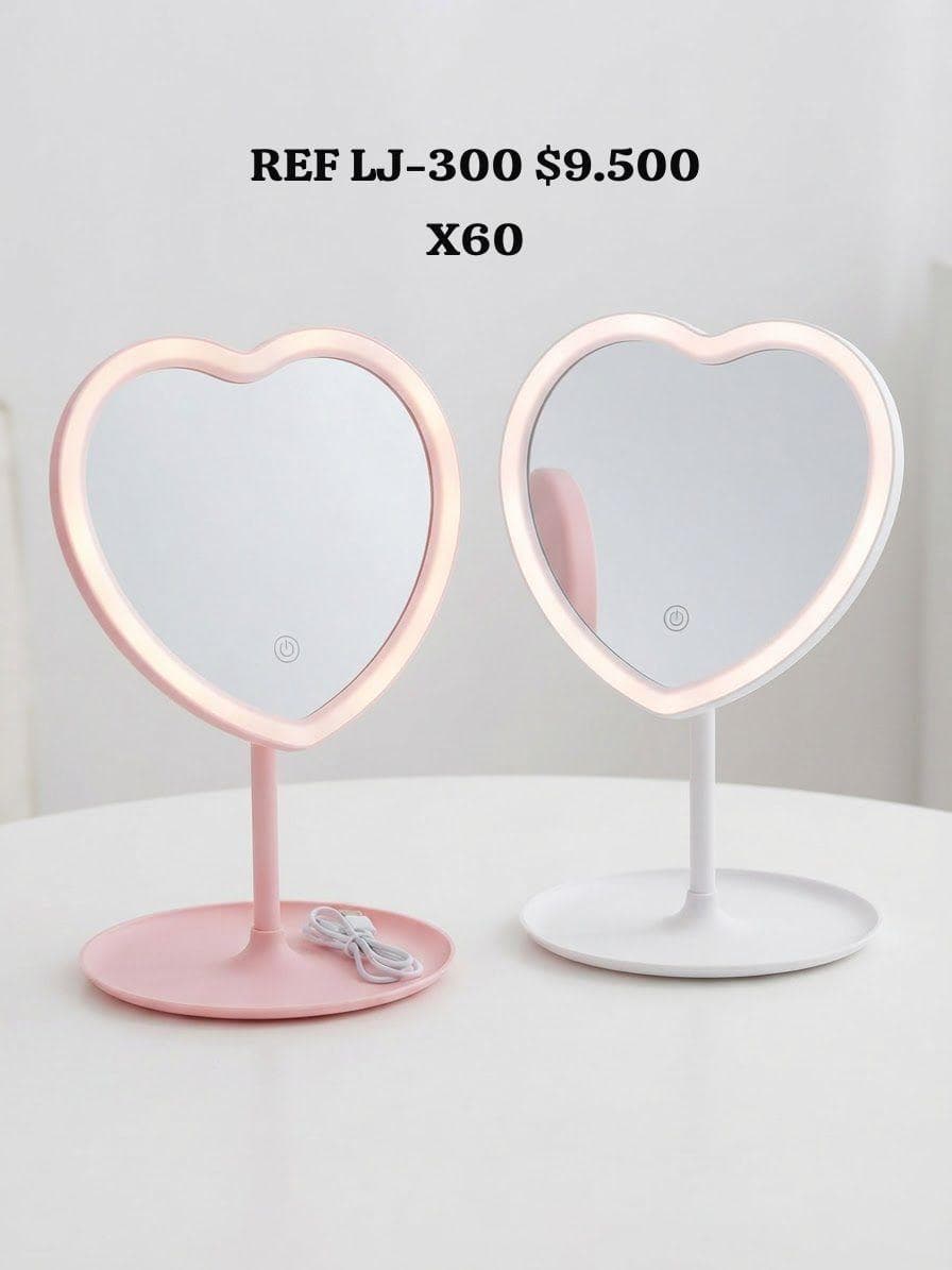 ESPEJO LUZ CORAZON REF LJ-300